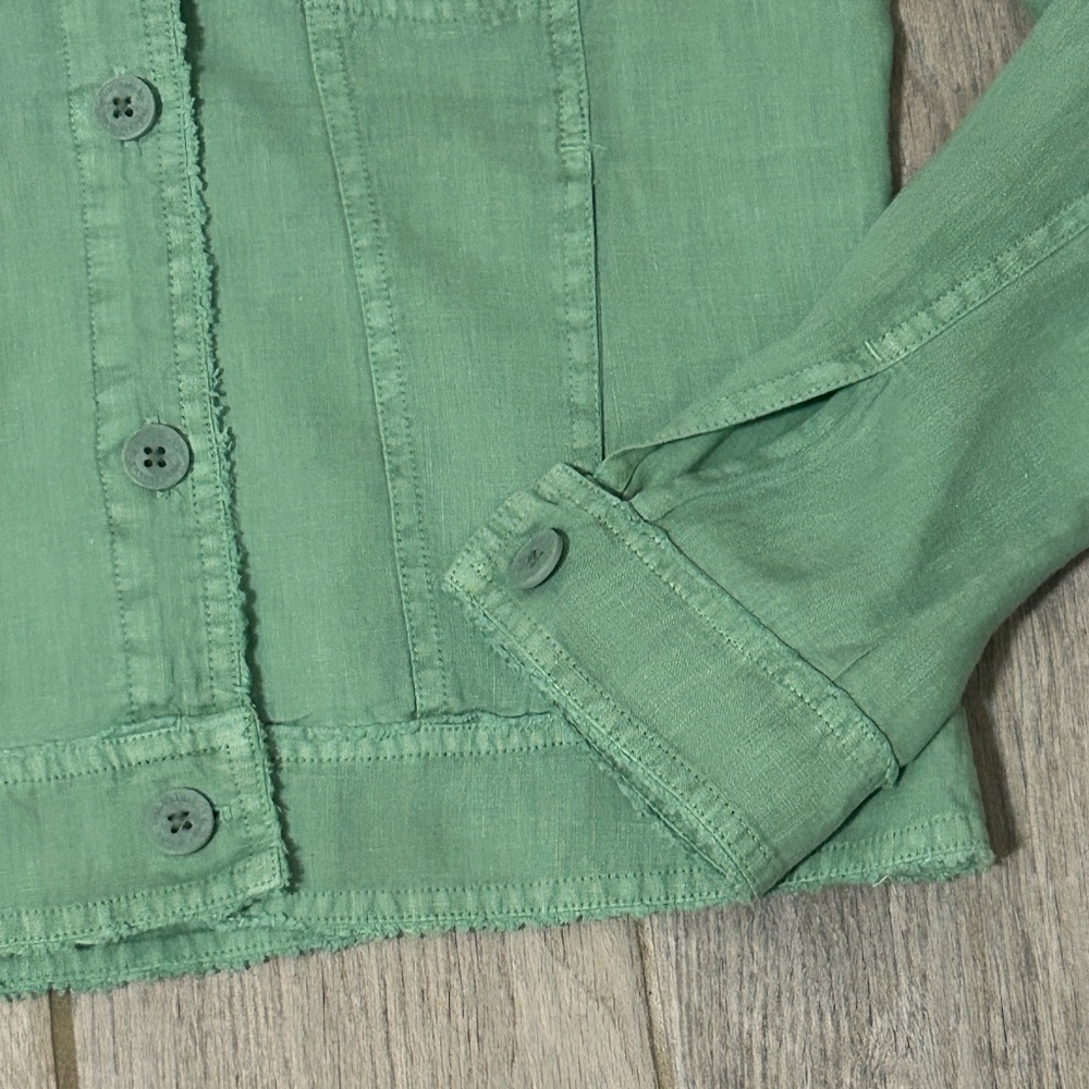 LIKE NEW! Women's Tommy Bahama Palms Linen Jacket - XS - Picture 7 of 15